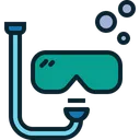 Diving Activity Recreation Icon