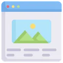 Internet Marketing Landing Page Website Icon