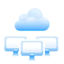 Shared Cloud Hosting Icon