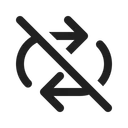 Arrow Repeat All Off Sync Off Disable Icon