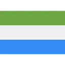 Sierra Leone Flags Map Icon