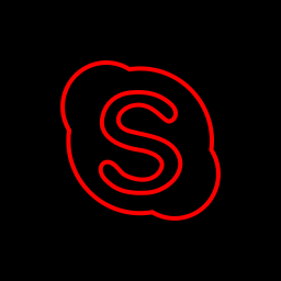 Skype Logo Icon Of Line Style Available In Svg Png Eps Ai Icon Fonts