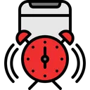 Smartphone Alarm Icon