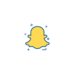 Free Snapchat Logo Icon Of Colored Outline Style Available In Svg Png Eps Ai Icon Fonts