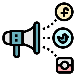 Social Promotion Icon Of Colored Outline Style Available In Svg Png Eps Ai Icon Fonts