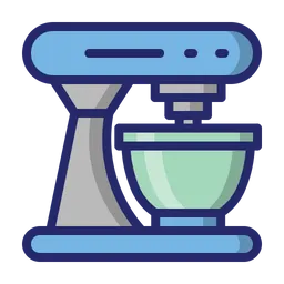 Stand mixer Icon - Download in Colored Outline Style Stand mixer Icon - Download in Colored Outline Style