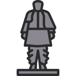 Statue Of Unity Icon Of Colored Outline Style Available In Svg Png Eps Ai Icon Fonts
