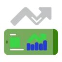 Stock Market Application Training Investment Icon