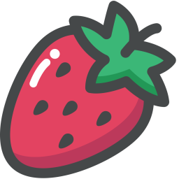 Strawberry Icon Of Colored Outline Style Available In Svg Png Eps Ai Icon Fonts