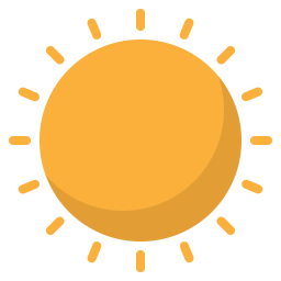 Sunny Icon - Download in Flat Style