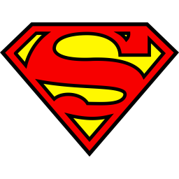 Superman Logo Icon of Flat style - Available in SVG, PNG, EPS, AI