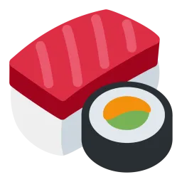 Sushi Emoji Icon - Download in Flat Style