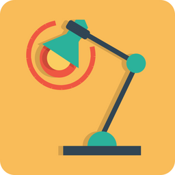 Table, Study, Lamp, Lightning, Bulb, Desk, Service Icon png