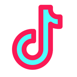 Free Tik Tok Colored Outline Logo Icon Available In Svg Png Eps Ai Icon Fonts