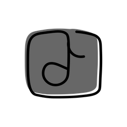 Free Tiktok Doodle Logo Icon Available In Svg Png Eps Ai Icon Fonts