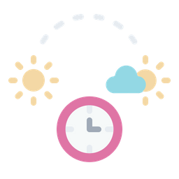 Time Icon of Flat style - Available in SVG, PNG, EPS, AI & Icon fonts