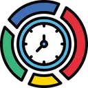 Time Chart Report Analysis Icon