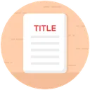 Title Deed Paper Document Property Papers Icon