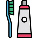 Tooth Brush Tooth Paste Tooth Icon