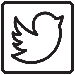 Twitter Icon Download In Line Style