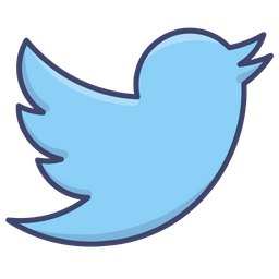 Twitter Logo Icon Of Colored Outline Style Available In Svg Png Eps Ai Icon Fonts