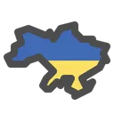 Ukraine Map Peace Ukraine Icon