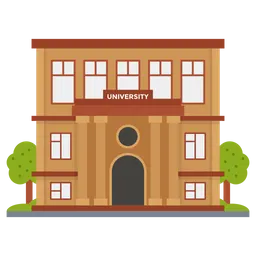 University Icon - Download in Flat Style University Icon - Download in Flat Style