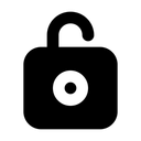 Unlock Access Padlock Icon