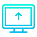 Computer Upload Uploading Icon