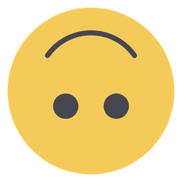 Upside Down Face Emoji Icon - Download in Flat Style