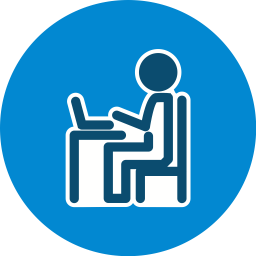 Using Icon - Download in Colored Outline Style