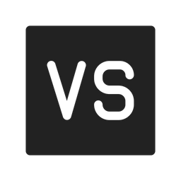 Versus Icon of Glyph style - Available in SVG, PNG, EPS, AI & Icon fonts