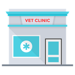 Vet Clinic Icon Of Flat Style Available In Svg Png Eps Ai Icon Fonts