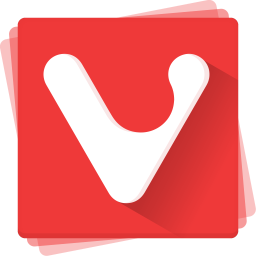 Vivaldi Logo Icon - Download in Flat Style