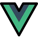 Vue Dot Js Technology Logo Social Media Logo Icon