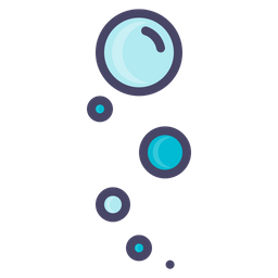 Water Bubbles Icon Of Colored Outline Style Available In Svg Png Eps Ai Icon Fonts