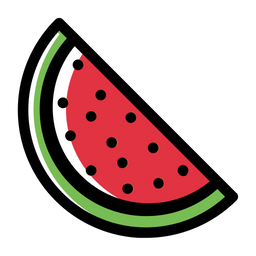 Watermelon Slice Icon Of Colored Outline Style Available In Svg Png Eps Ai Icon Fonts