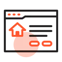 Real Estate Property House Icon