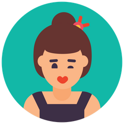 Download Free Winking Girl Icon Of Flat Style Available In Svg Png Eps Ai Icon Fonts