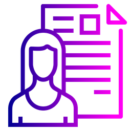 Woman, Lady, Resume, Document, Employee, Shortlisted, Avatar Icon png