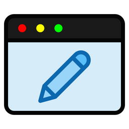 Write Page Icon Of Colored Outline Style Available In Svg Png Eps Ai Icon Fonts