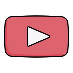 Youtube Logo Icon Download In Colored Outline Style Youtube Logo Icon Download In Colored Outline Style