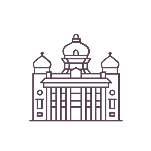 Vidhana Soudha Icon - Download in Line Style