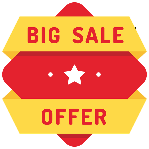 big sale offer icon of flat style available in svg png eps ai icon fonts big sale offer icon of flat style