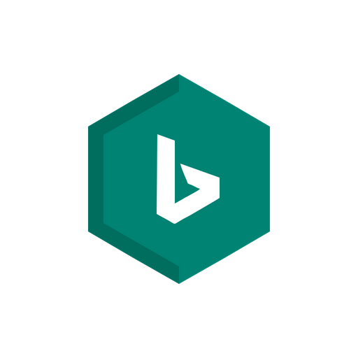 Bing Logo Icon - Download in Flat Style