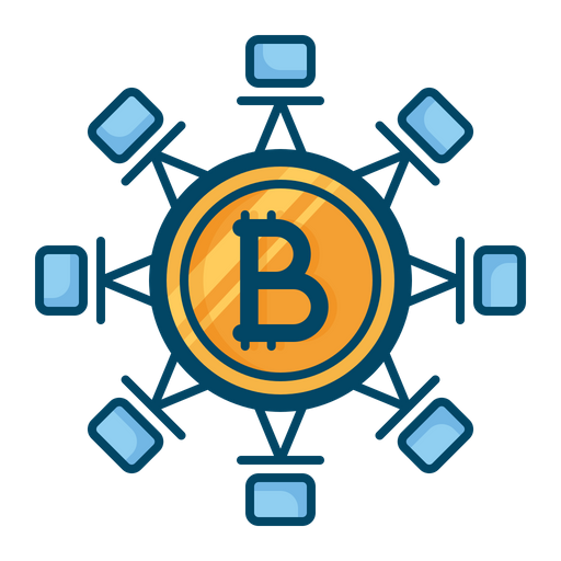 Free Blockchain Icon Of Colored Outline Style Available In Svg Png Eps Ai Icon Fonts