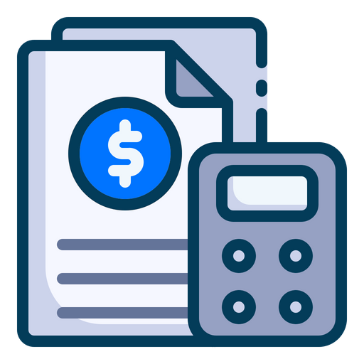Budget Icon - Download in Colored Outline Style