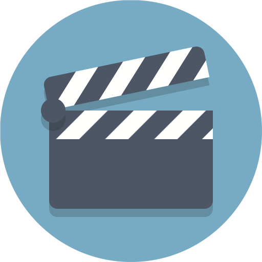 Clapboard Icon - Download in Flat Style