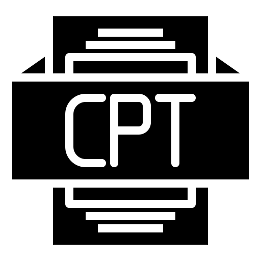 Cpt file Icon - Download in Line Style