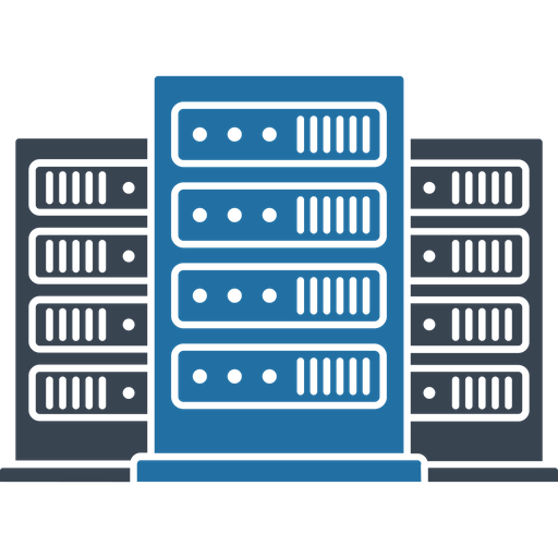 Database Management System Icon - Download in Flat Style